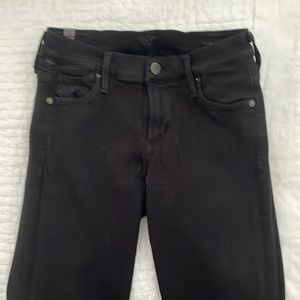 Citizens of Humanity black skinny jeans size 26